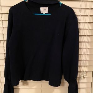 Long sleeve navy sweater